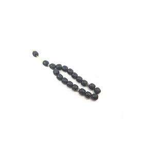 PLASTİK BONCUKLU TESBİH ( 2 ADET ) (Siyah)