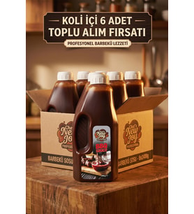 Barbekü Sosu 2400 G x 6 Adet - 1 Koli (Koli Bazlı Avantaj Paketi) BBQ Sauce