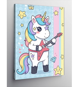 Kanvas Tablo Unicorn ve Çocukluk Rüyası