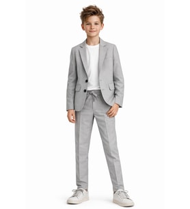 Erkek Çocuk Modern Casual Slim Fit Takım Elbise Ak2850