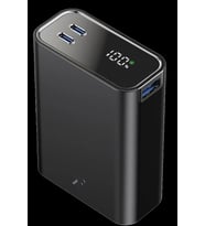 Pilelistore   PW501 20.000 mAh Dijital Göstergeli 2 Adet 45W Type-C ve 22.5W USB Çıkışlı Şarj PD Hız