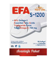 New Life EFA S-1200 mg 90 Kapsül 7640128141105