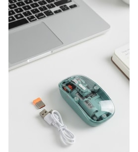 Northcity Pilli Kablosuz Mouse: Bluetooth, USB ve Sessiz Tıklama Özellikli Ergonomik Çözüm