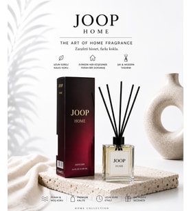 JOOP HOME Red Classic Bambu Oda Kokusu 100 ml Uzun Süre Kalıcı Premium Çubuklu Oda Kokusu