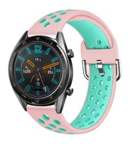 Huawei Watch GT 3 46mm Uyumlu Kordon Silikon Metal Başlıklı Esnek KRD-10 Kayış