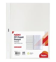 Noki Poşet Dosya 100 LÜ A5 N-4835 (Renksiz)