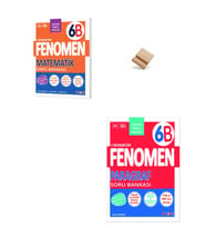 Fenomen 6. Sınıf Maarif 6B Serisi Matematik ve Paragraf Soru Bankası + Telefon Standı