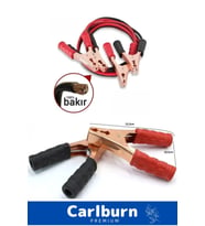 Araba Çantalı %100 Bakır 0.50mm Kalın Kablo 1200 Amper Güçlü 2 Metre Akü Takviye Hızlı Şarj Kablosu