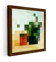 Kanvas Tablo Paradisträd Minecraft Tablosu Ev Ofis Salon Duvar Dekoru