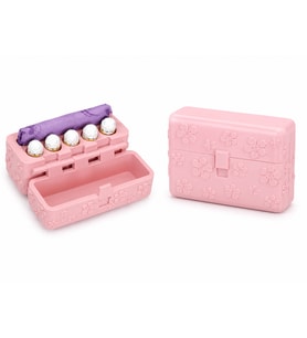 Kadın Hijyen Ürünleri Saklama Kutusu Ped ve Tampon Düzenleyici Çok Bölmeli Hijyen Organizeri