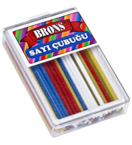 BRONS BR-222 SAYI ÇUBUĞU PLASTİK KUTULU