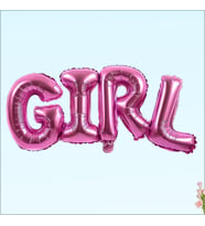 Girl Folyo Balon, 60 cm x 21 cm
