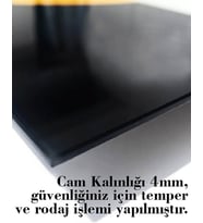 Köpek Görseli Ocak Arkası Koruyucu Modern Cam Yapay Zeka Hediyelik Büyük Tablo Ev Ofis Dekoru 4mm Da