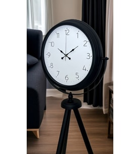 Pure Black Tripod Ayaklı Saat (Standart)