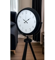 Pure Black Tripod Ayaklı Saat (Standart)