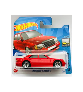 Hot Wheels Mercedes Benz 500E Kırmızı 1:64 Ölçek Hotwheels Marka 86/250