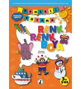 Örnekli Boyama Renk Boya 3+Yaş