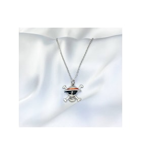 One Piece Kurukafa Korsan Kolye (Gümüş)