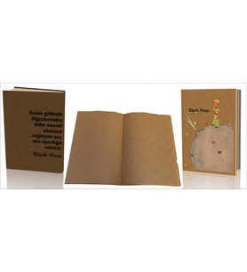 Hobi defteri / Kraft kağıt anı defteri / Nostaljik Defter