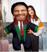 eJOYA Kişiye özel Avukat Bey Peluş Oyuncak 100x80 cm 114825 (Siyah)