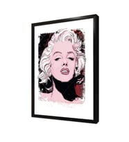 Soyut Marilyn Monroe Çerçeveli Mdf Tablo