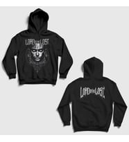 Presmono Unisex Siyah Judas Lord Of The Lost Sırt Baskılı Kapüşonlu Sweatshirt 522101tt