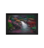 Manzara Temalı Kanvas Tablo 50 x 70 cm Siyah Çerçeve