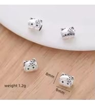 Kitty Takantakana Worldshop, Pandora, Bileklik Uyumlu, Gümüş, Charm  (1Adet)