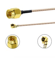 15cm Sma Erkek Ipex1 Mhf1 RF Bağlantı Kablosu Altın Kaplama Soket Konnektör Koaksiyel Kabl UFL U.FL