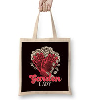 Garden Lady Gardener Plants Flowers Gardening Landscaper Bez Çanta Uzun Saplı