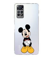 Xiaomi Redmi Note 11 Pro Uyumlu Kapak Mickey Mouse Tasarımlı  Şeffaf Kılıf