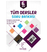 Karekök Yayıncılık Karekök 6. Sınıf Tüm Dersler Soru Bankası (yeni) (Çok Renkli)
