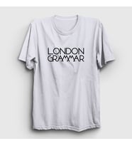 Presmono Unisex Beyaz Logo Müzik London Grammar T-Shirt 510750tt (Beyaz)