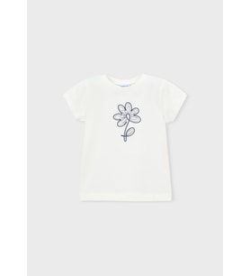 Mayoral Kız Çocuk Tshirt Krem