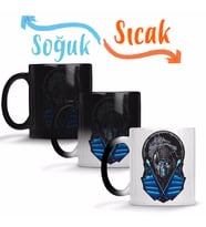 NerdStock SubZero Mortal Kombat Sihirli Kupa Bardak Porselen