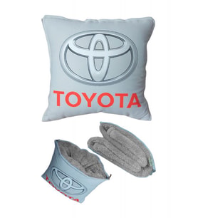 Toyota Baskılı Battaniyeli Opsiyonel Yastık