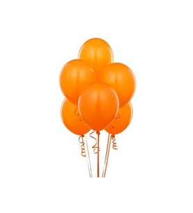 Metalik Turuncu Balon 10'lu M121