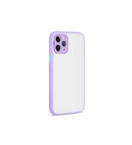 Apple iPhone 12 Pro Max Uyumlu Kılıf Zore Hux Kapak (Lila)