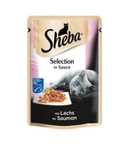 Sheba Pouch Somonlu Yetişkin Kedi Konservesi 85gr (Kahverengi)