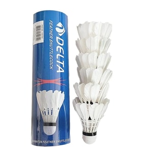 Delta FSC 705 6'lı Kaz Tüyü Unisex Badminton Topu