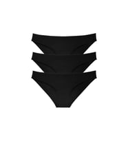 Mulvxbrf Brf02 3 Adet Süper Eko Set Likralı Kadın Slip Külot Siyah (Mulvix)