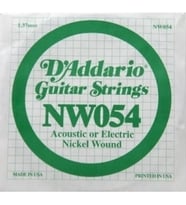 DADDARIO NW054 ELEKTRO VE AKUSTİK TEK TEL, (KALIN Mİ), 0.054