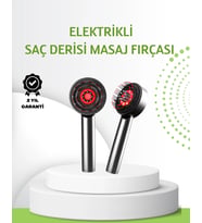 Şarjlı Saç Derisi Masaj Kırmızı Işık 3D Tarak Dişli