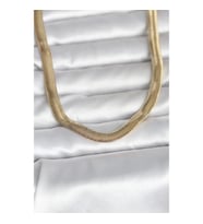 Mey İthalat® CM 14K Gold Renk Kalın Yassı Yılan Zincir Model 45 cm Kadın Kolye