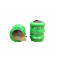 3.6V 3S1P 80 Mah 2 Pin NI-MH Buton Pil