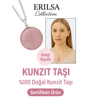 Sertifikalı 1. Kalite Kunzit Taşı Kolye – Şefkat ve Denge (Çok Renkli)