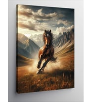 Kanvas Tablo Koşan Asil At