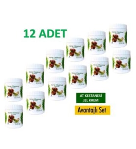 CELESTIQUE At Kestanesi Jeli, Kas Ve Eklem Masaj Kremi 500 ml ( 12 Adet X 500 ml )