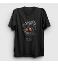 Presmono Unisex Siyah Eye Targaryen House Of The Dragon T-Shirt 344190tt