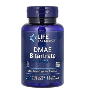 DMAE Bitartrate 150 mg, 200 Kapsül